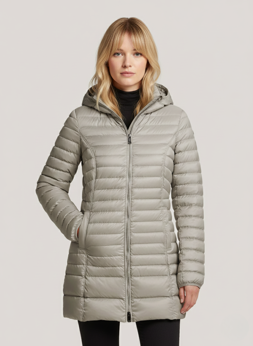 Tallulah's Lightweight Transitional Jacket – Compact & Versatile Outerwear for Travel | WHITE 1