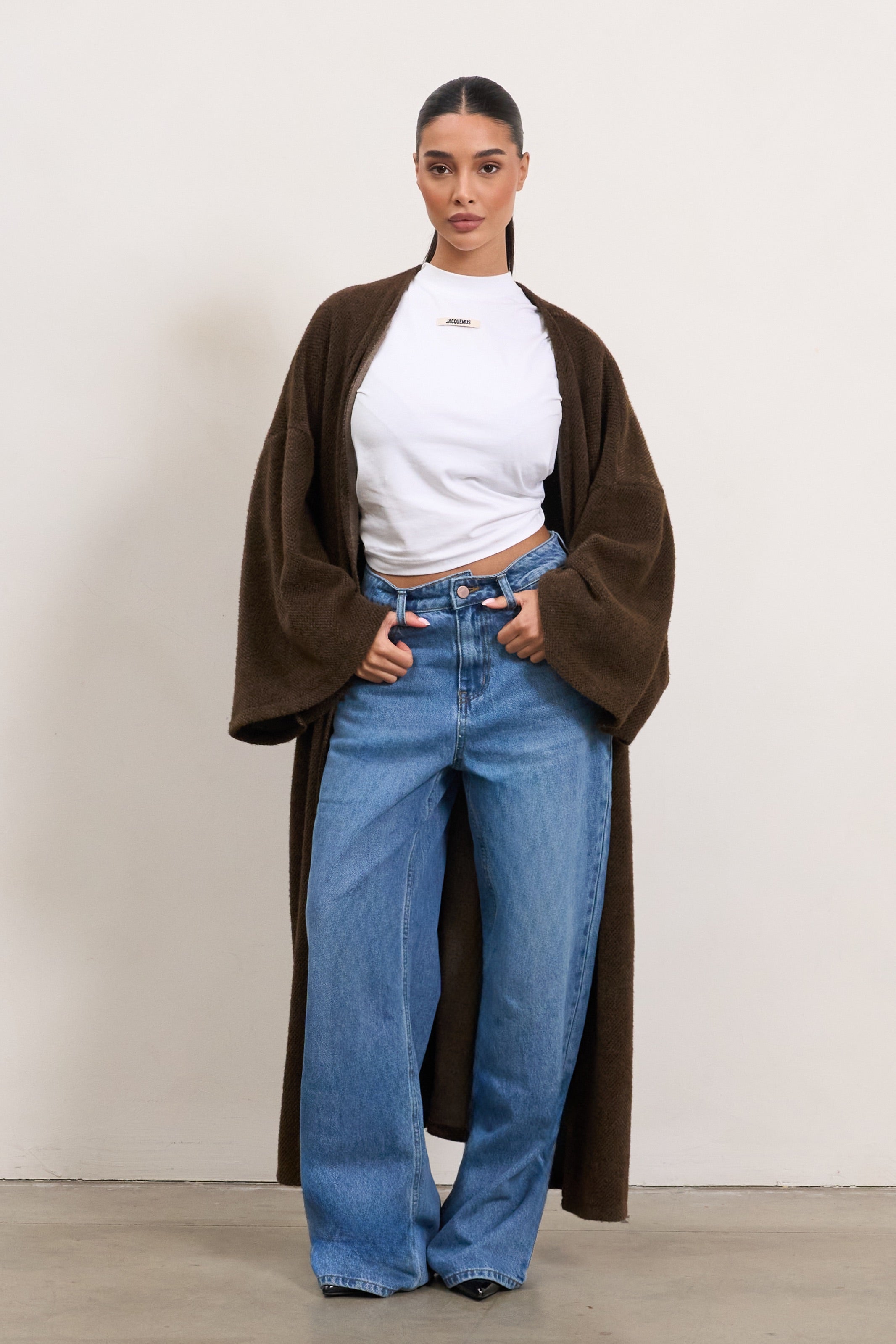 Teddy Cardigan – Long Velvet Cardigan for Women