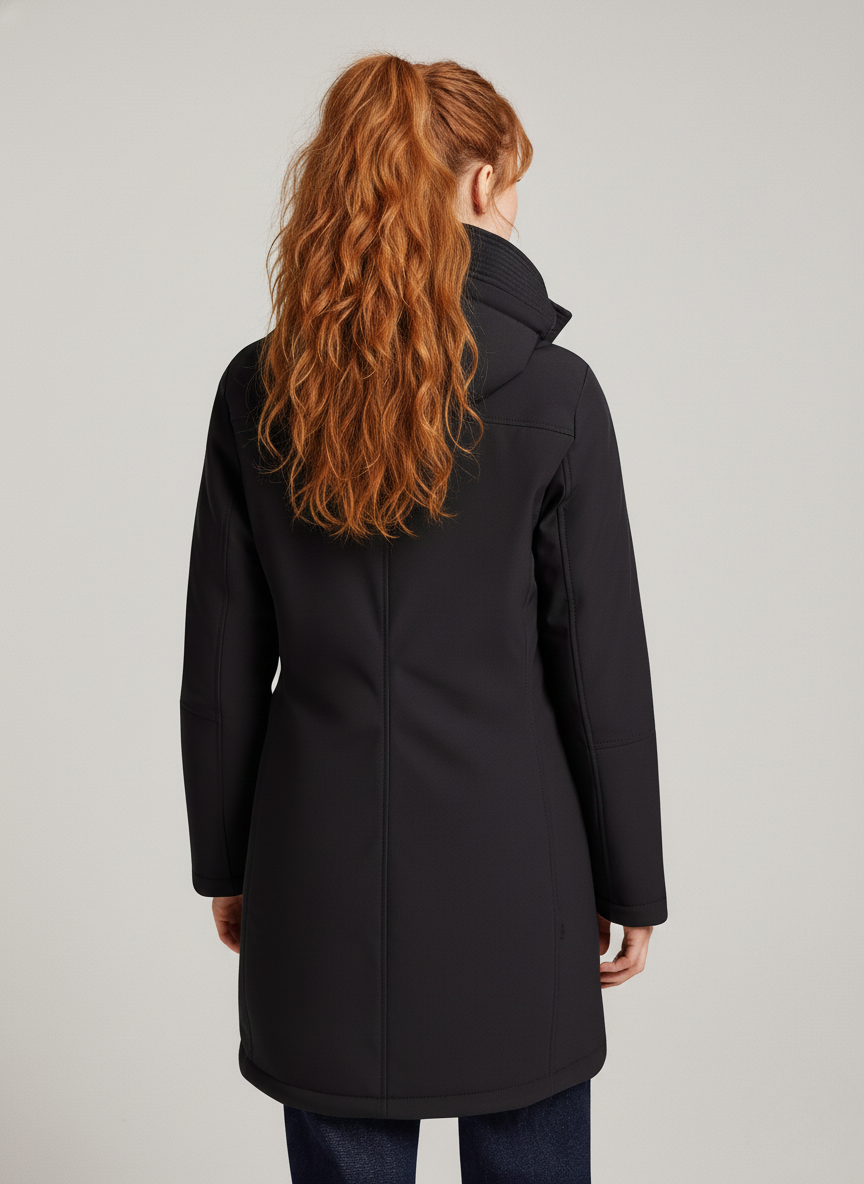 Waterproof 3-Layer Functional Jacket – Stylish & Comfortable Outdoor Wear | BLACK 4