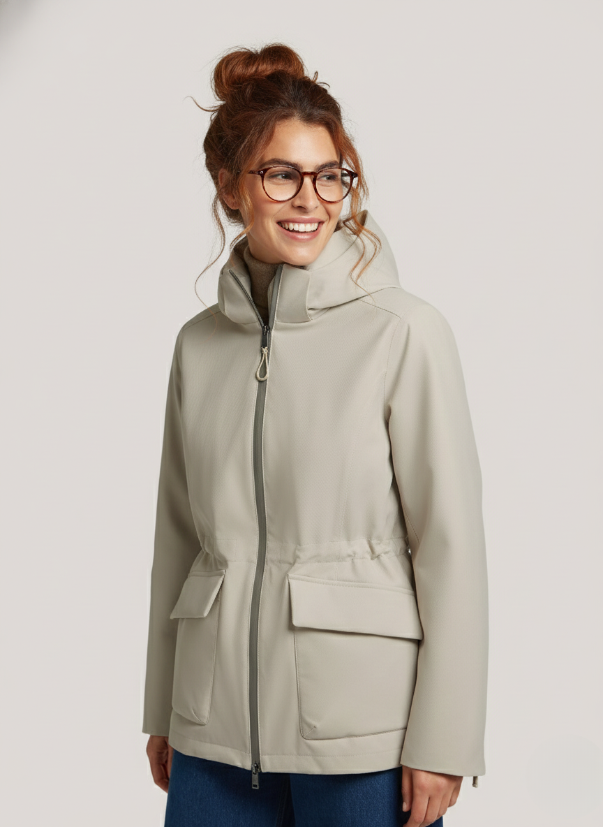 Waterproof Functional Twill Jacket – Stylish & Practical Outdoor Wear | CREAM 1