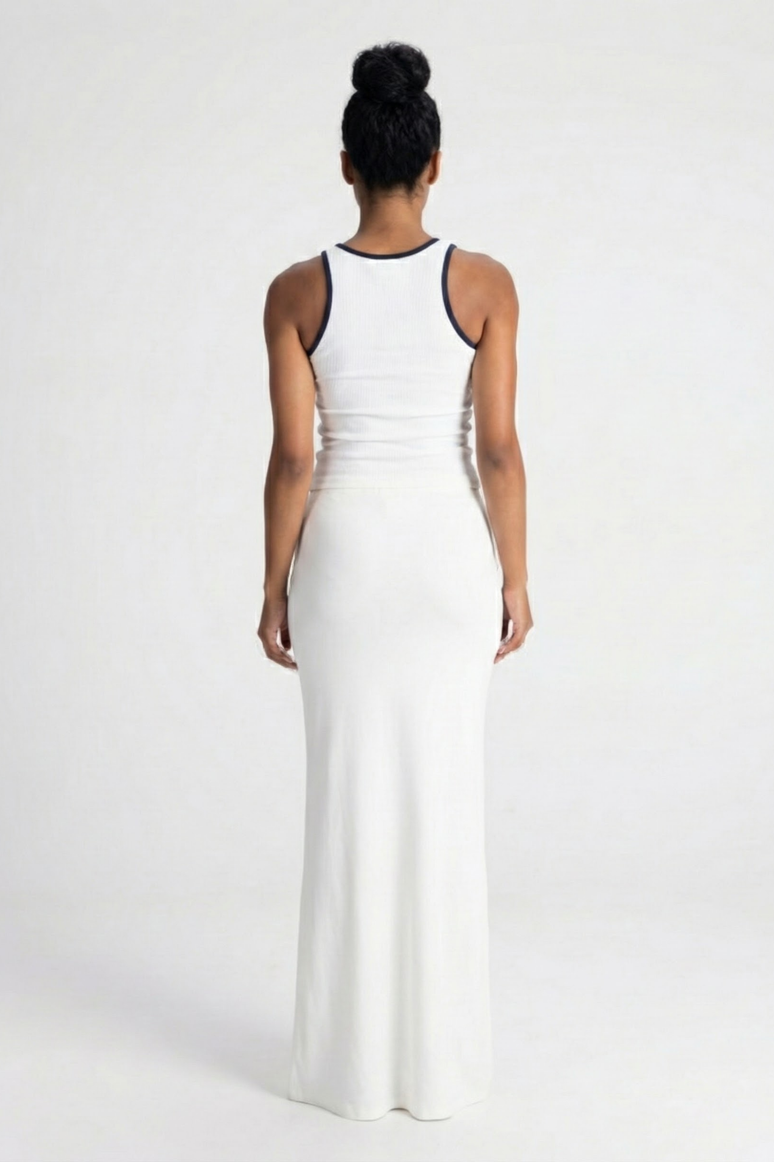 Women’s Colored Ribbed Tank Top – Comfortable & Stylish | BLUE 2