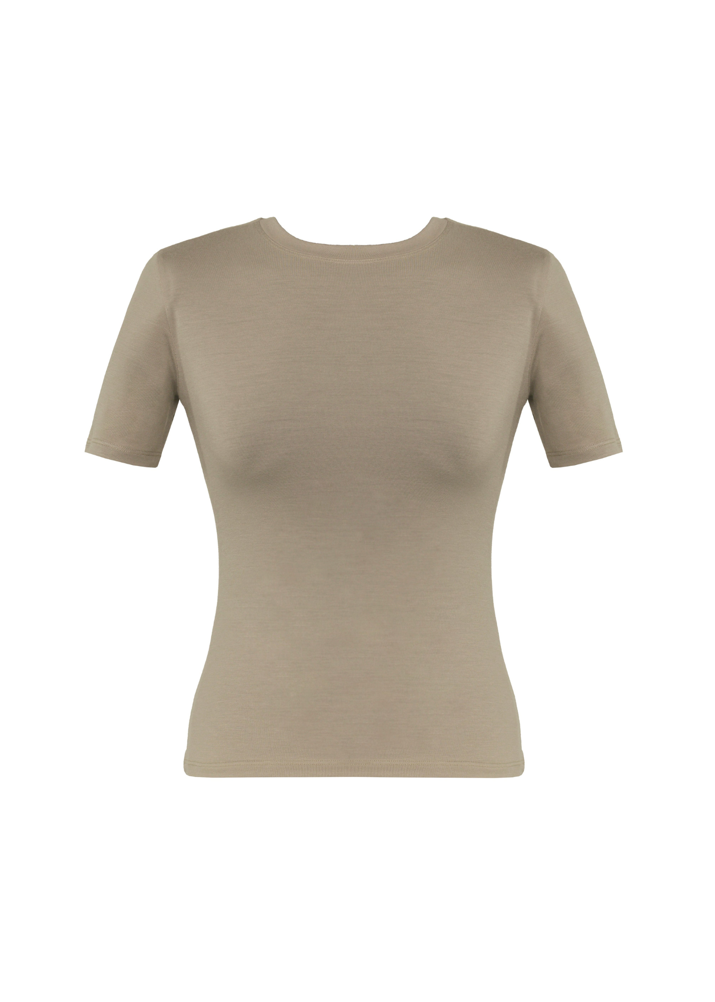 Women’s Ultra-Soft Fitted T-Shirt – Second-Skin Feel & Effortless Sophistication | BEIGE