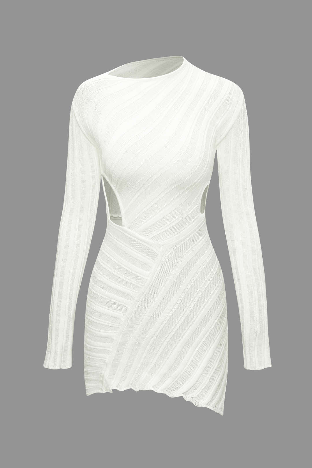 Women’s Elegant Ribbed Knit Dress – Sleek, Sculpting & Chic Evening Wear