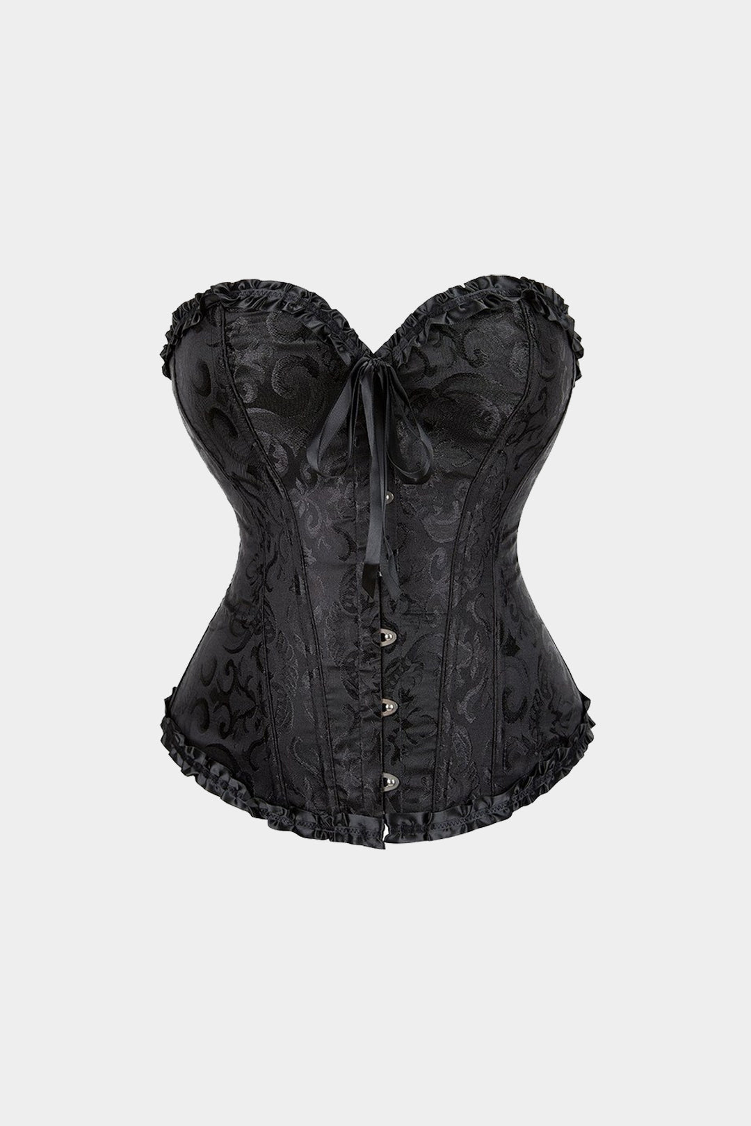 Artistic Print Corset Tie-Back Tube Top