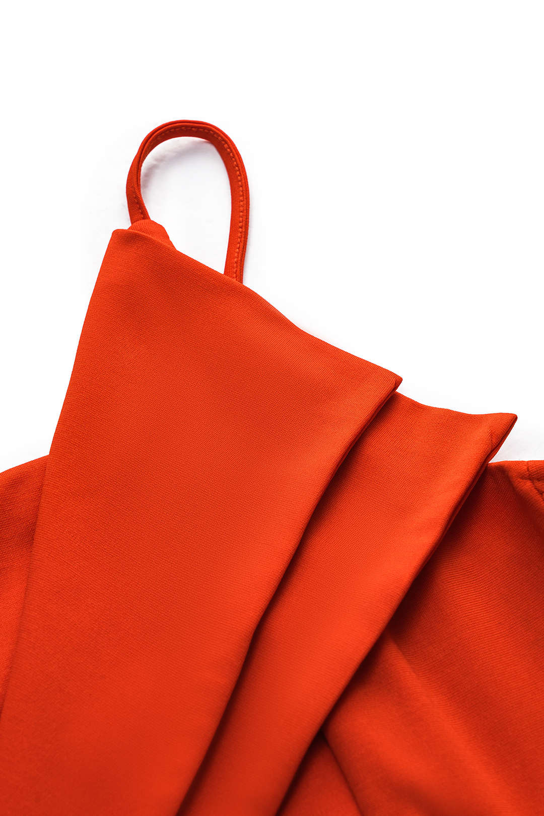 Pleated backless pocket slip jumpsuit