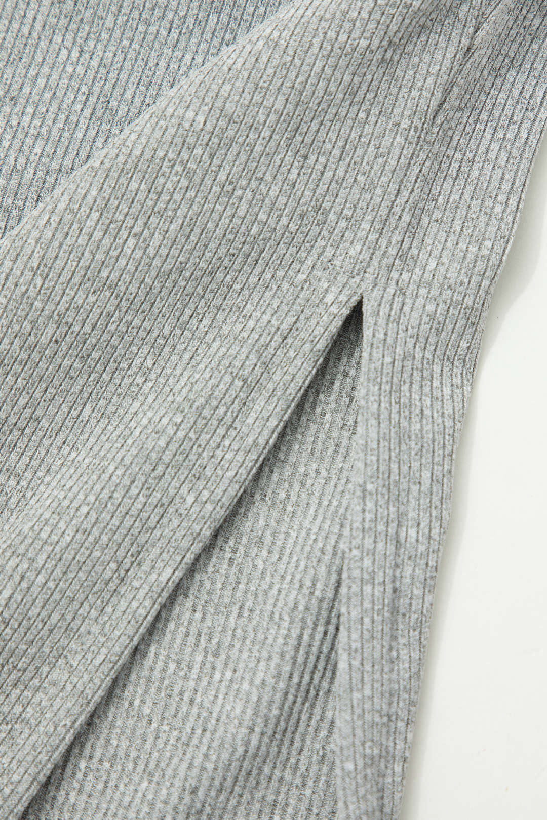 Basic Solid Breath Split Strapless Top and Shorts Set