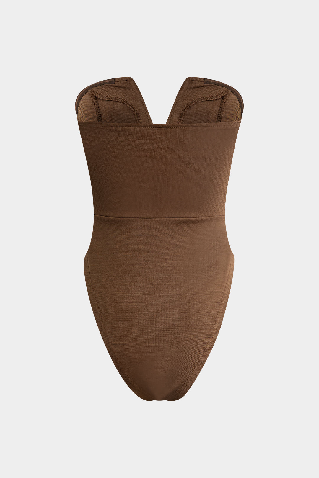 Basic V-neck strapless Bodysuit
