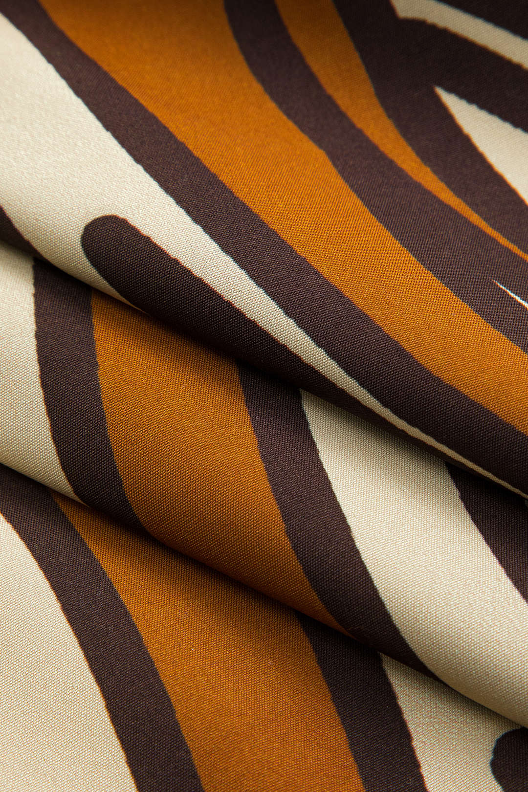 Abstract Geometric Bohemian Print Ruffles Tie Twist Twist Knot Zipper Closure