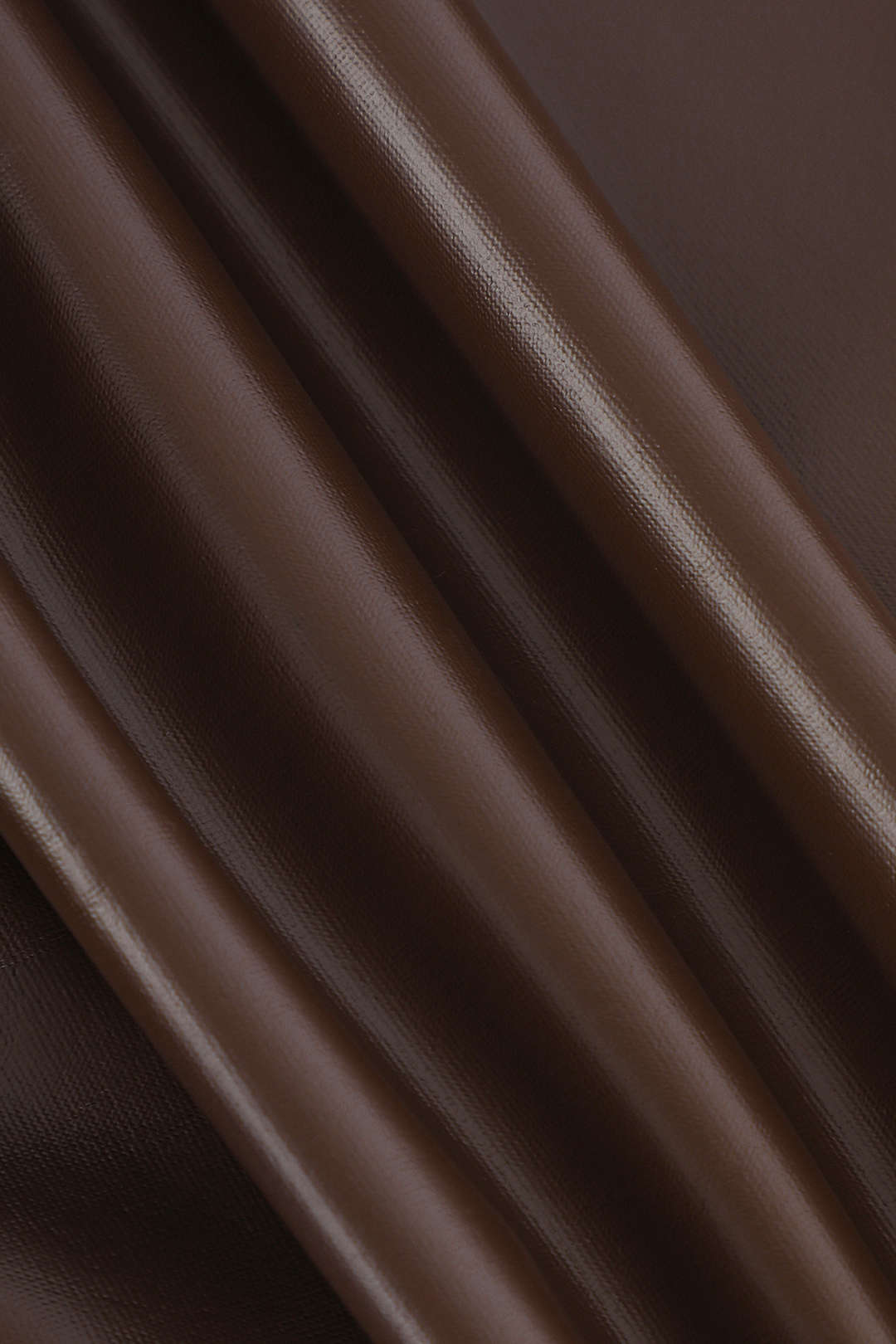 Basic faux leather cropped tee