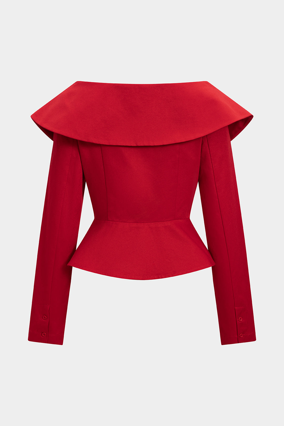 Women’s Crimson Tailored Blazer Jacket – Sculpted Elegance & Power Fit
