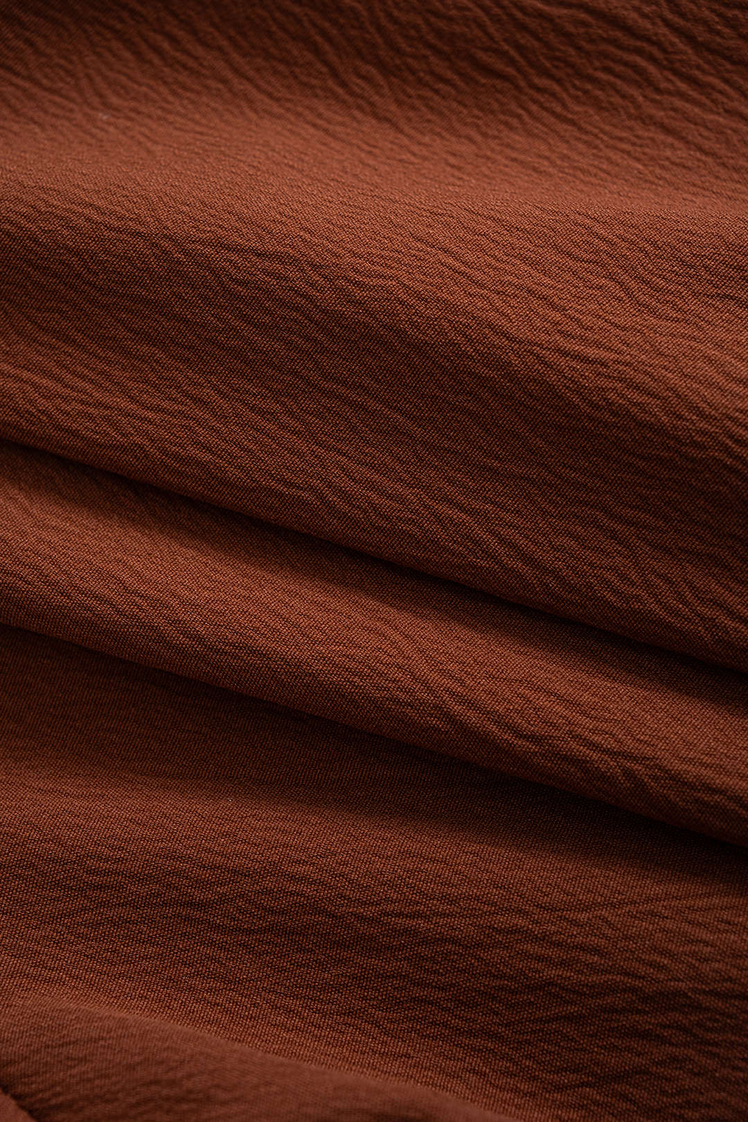 Belted Ruched Long-Sleeve Shirt