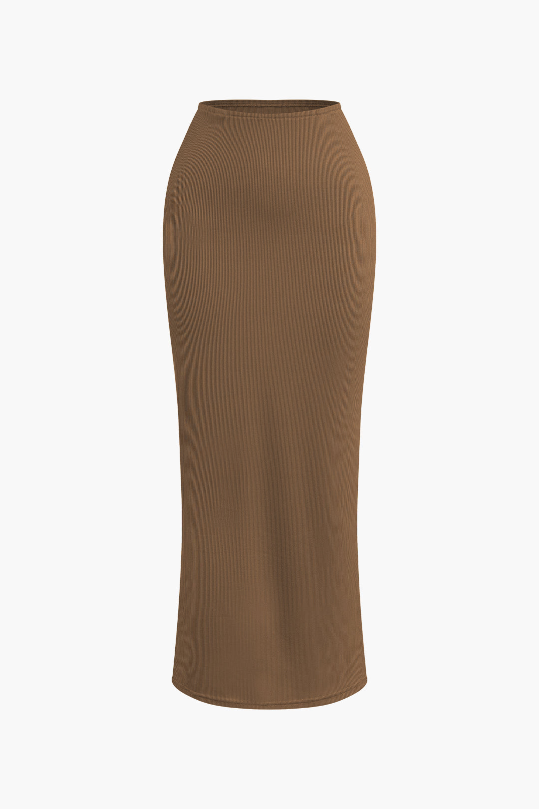 Asymmetric twist top and high-waisted maxi skirt set