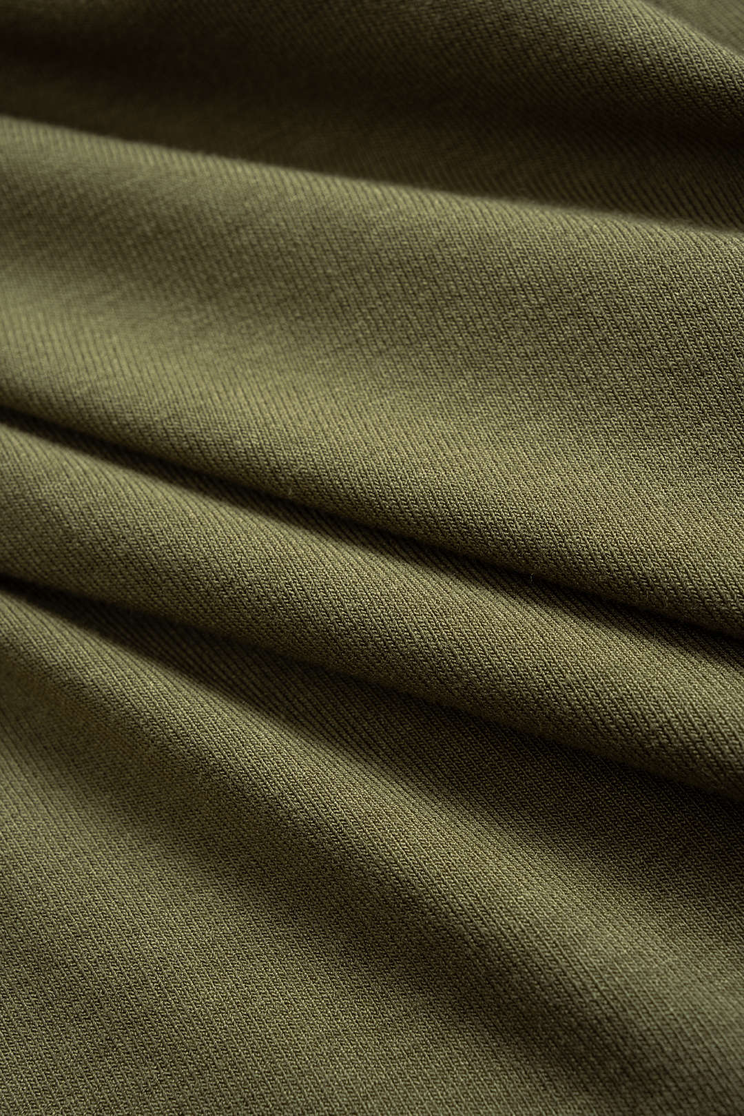 Asymmetrical Neck Ruched Long-Sleeve Top And Suede Patchwork Skirt Set