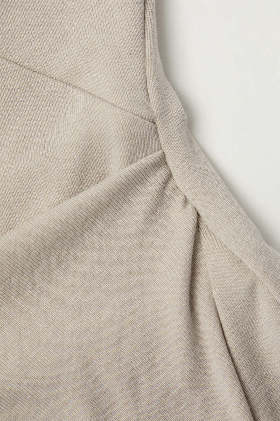 Asymmetric cal neck ruffle tank top