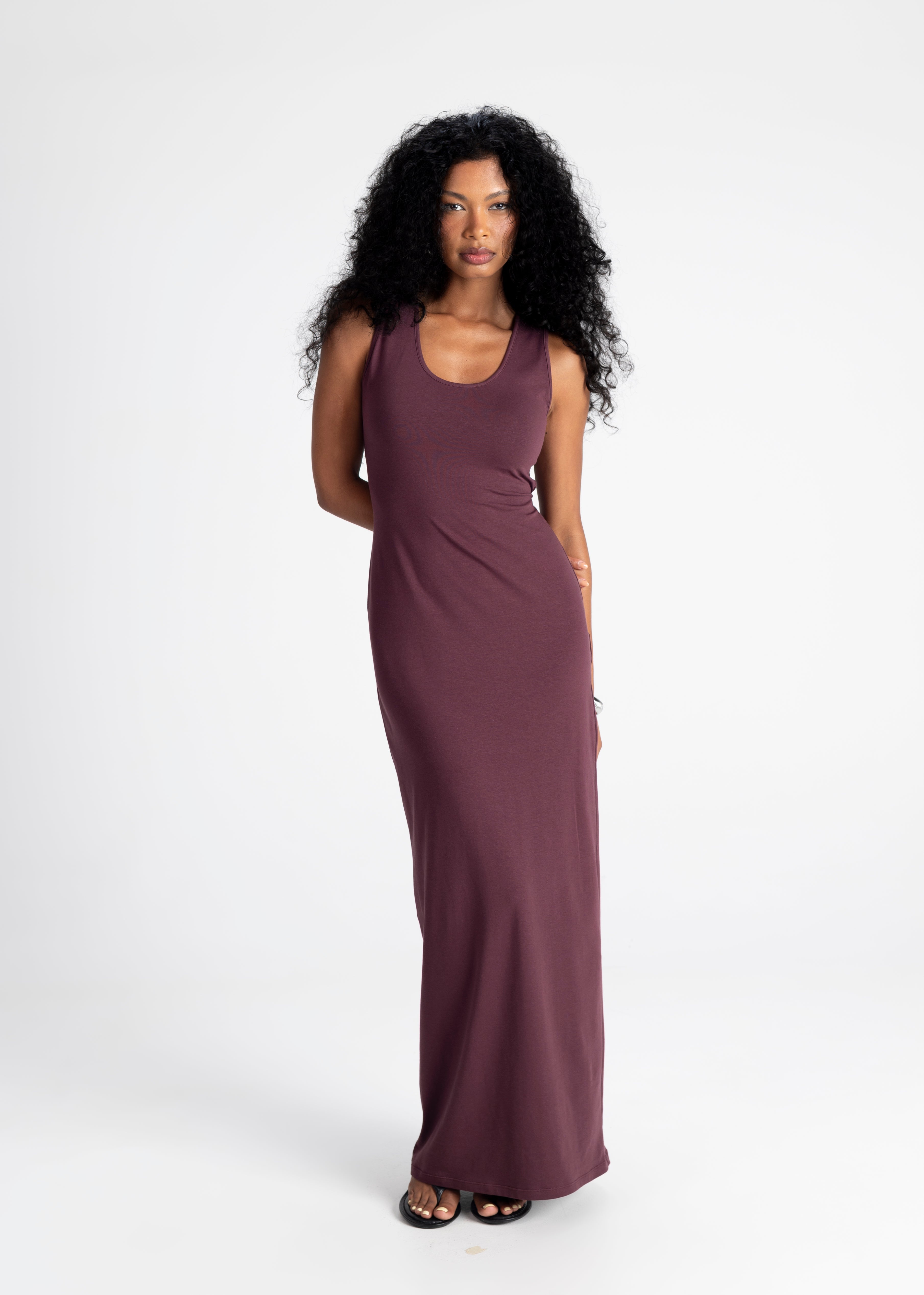 Amy Maxi Dress - Plum
