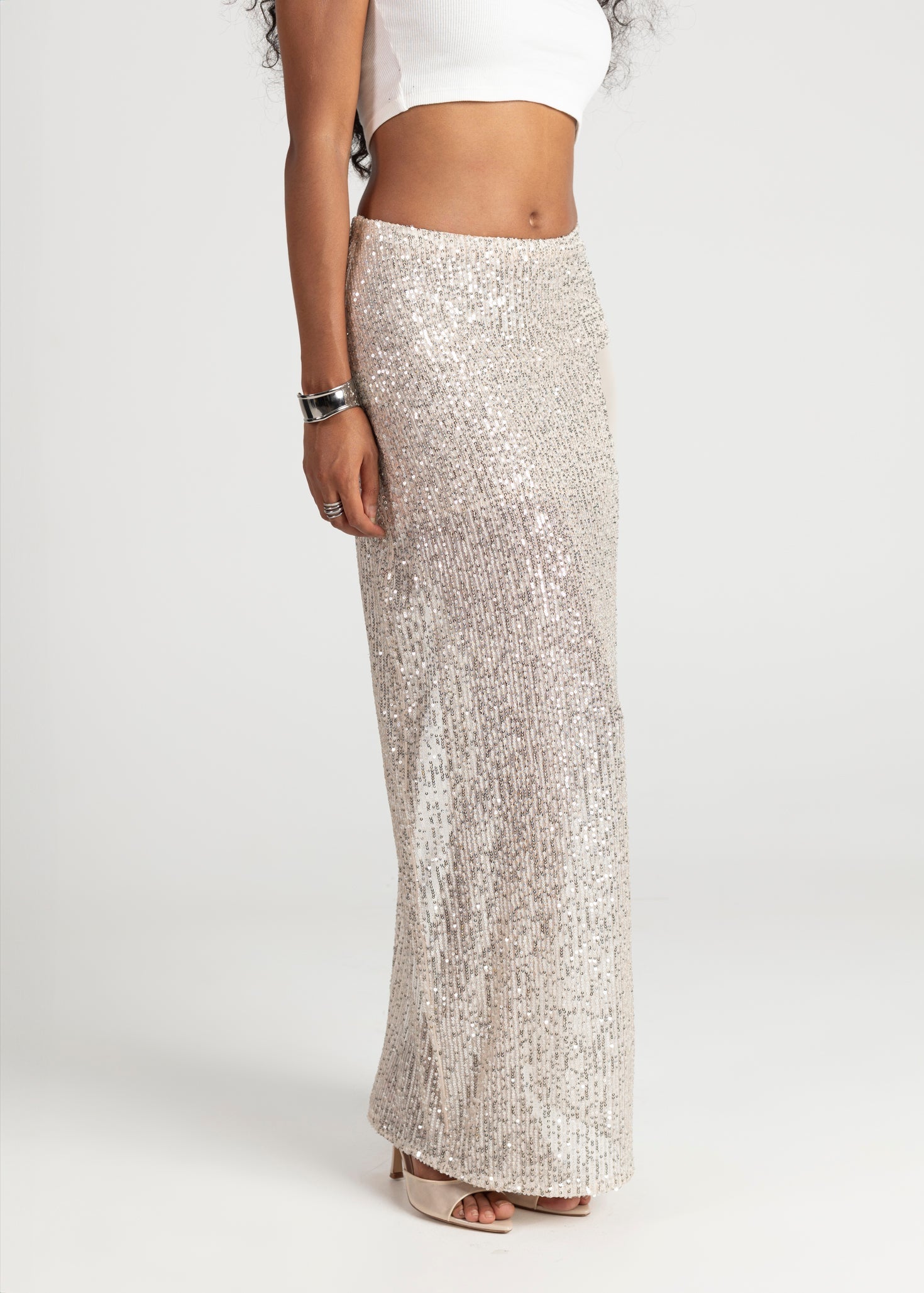 Estrella Sequins Maxi Skirt