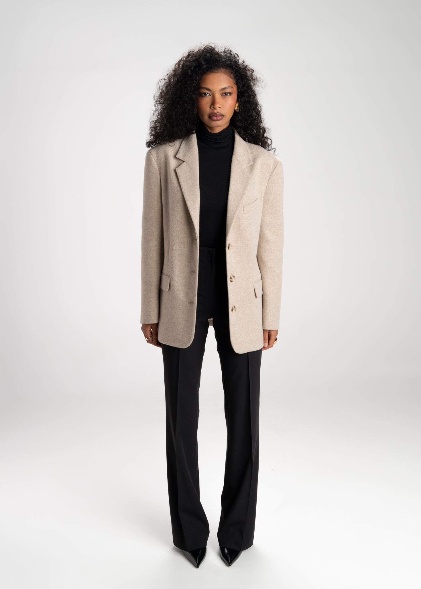 Winter Wool & Cashmere Oversized Blazer