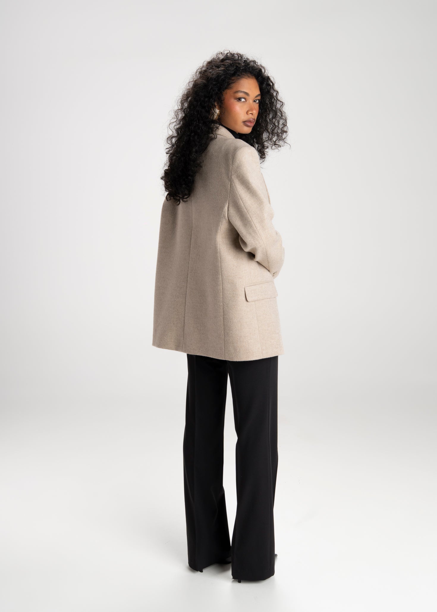 Winter Wool & Cashmere Oversized Blazer