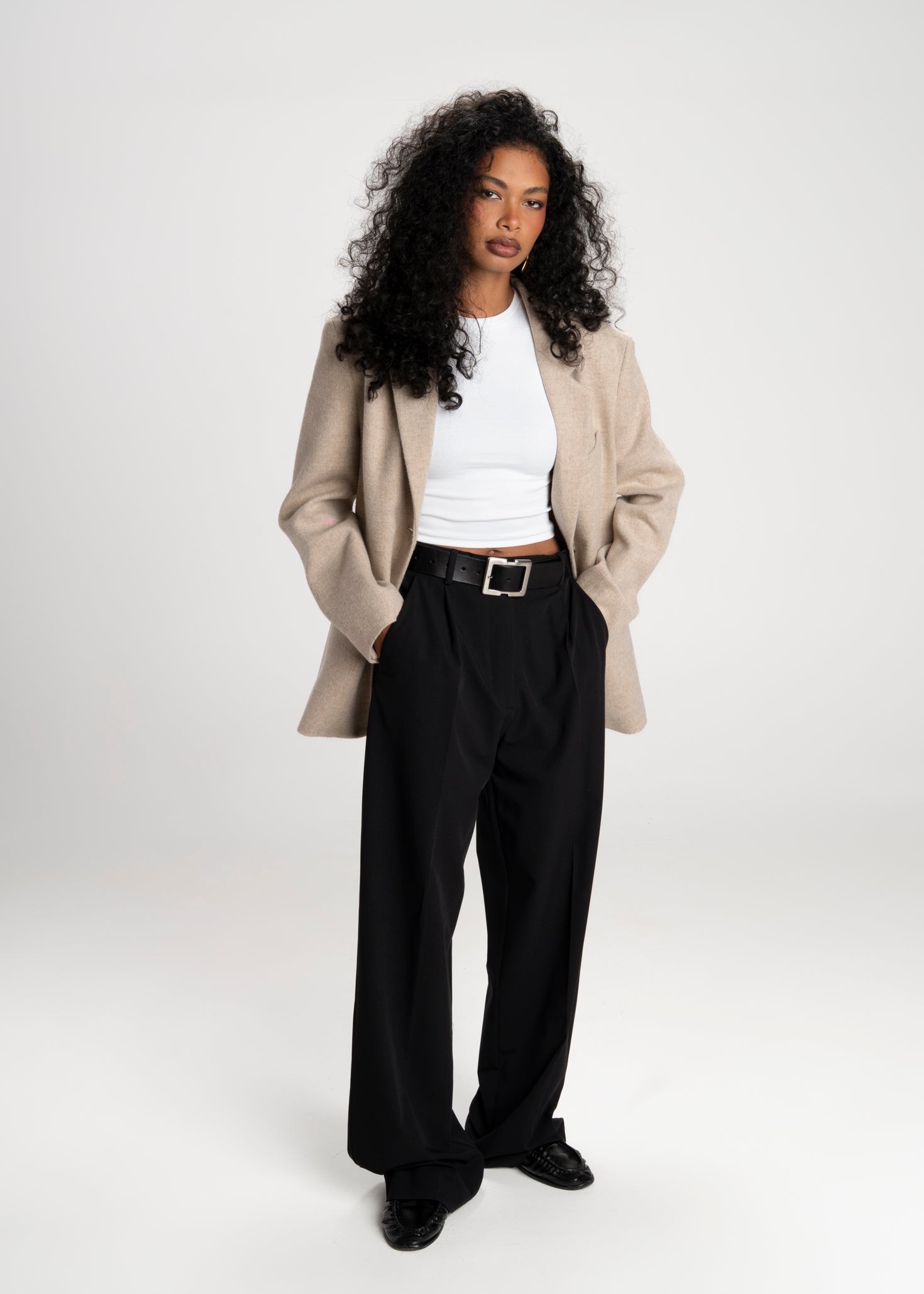 Winter Wool & Cashmere Oversized Blazer