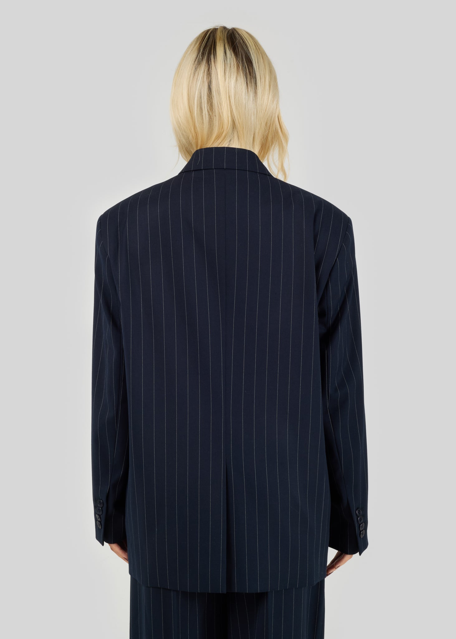 Jagger Pinstripe Double-Breasted Blazer