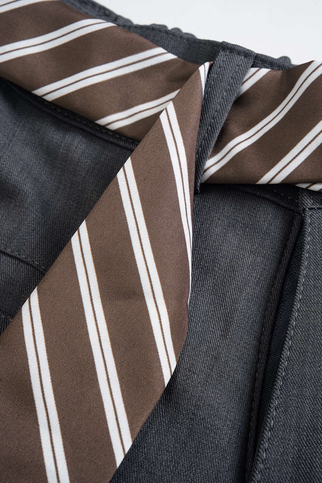 Wedding trousers with belt 