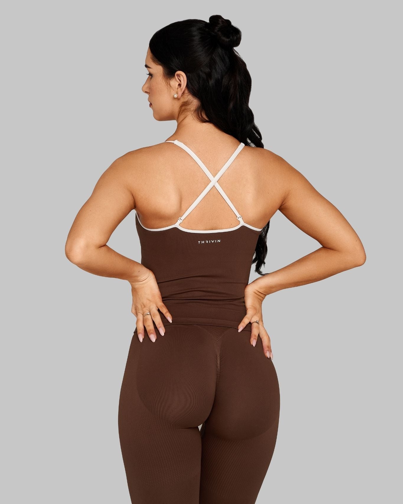 Outline Sweetheart Tanktop | Bourbon Brown