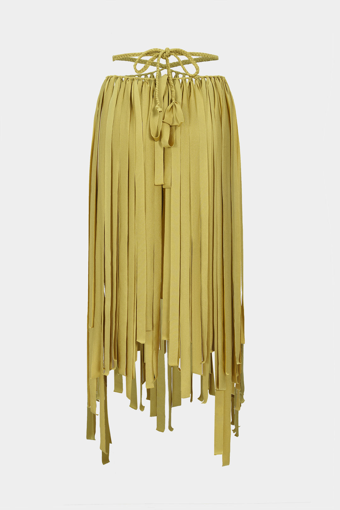 3D Flower Ruched Slip Bikini and Fringe Drawstrings Cover Up Three-Piece Set 