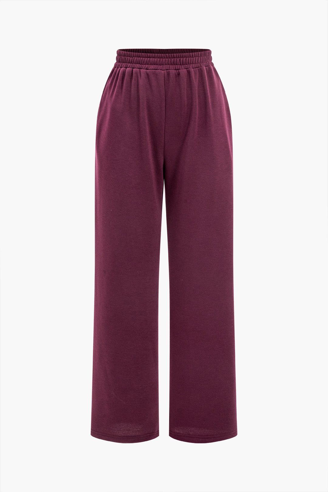 Asymmetric top and pants set