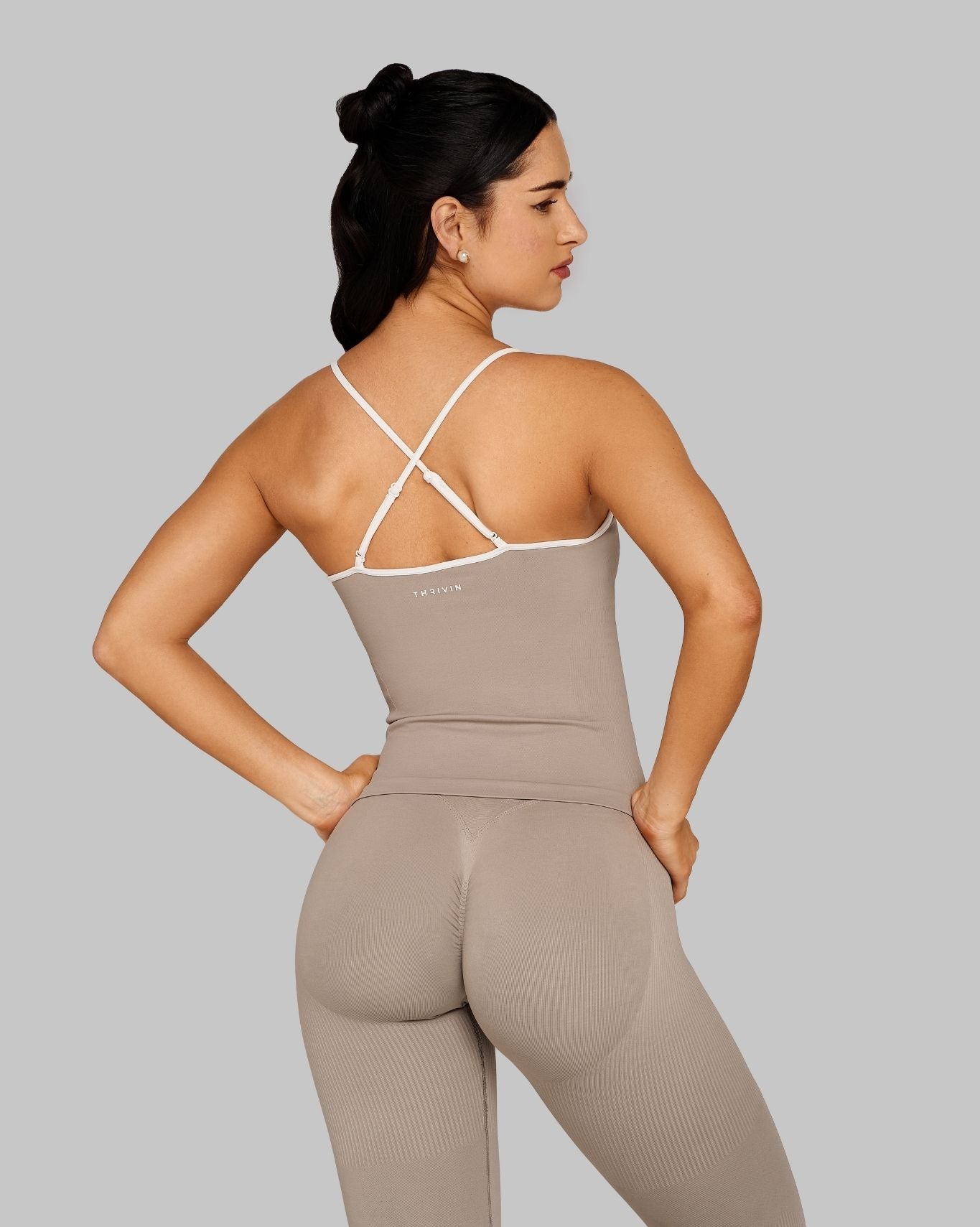 Outline Sweetheart Tanktop | Latte