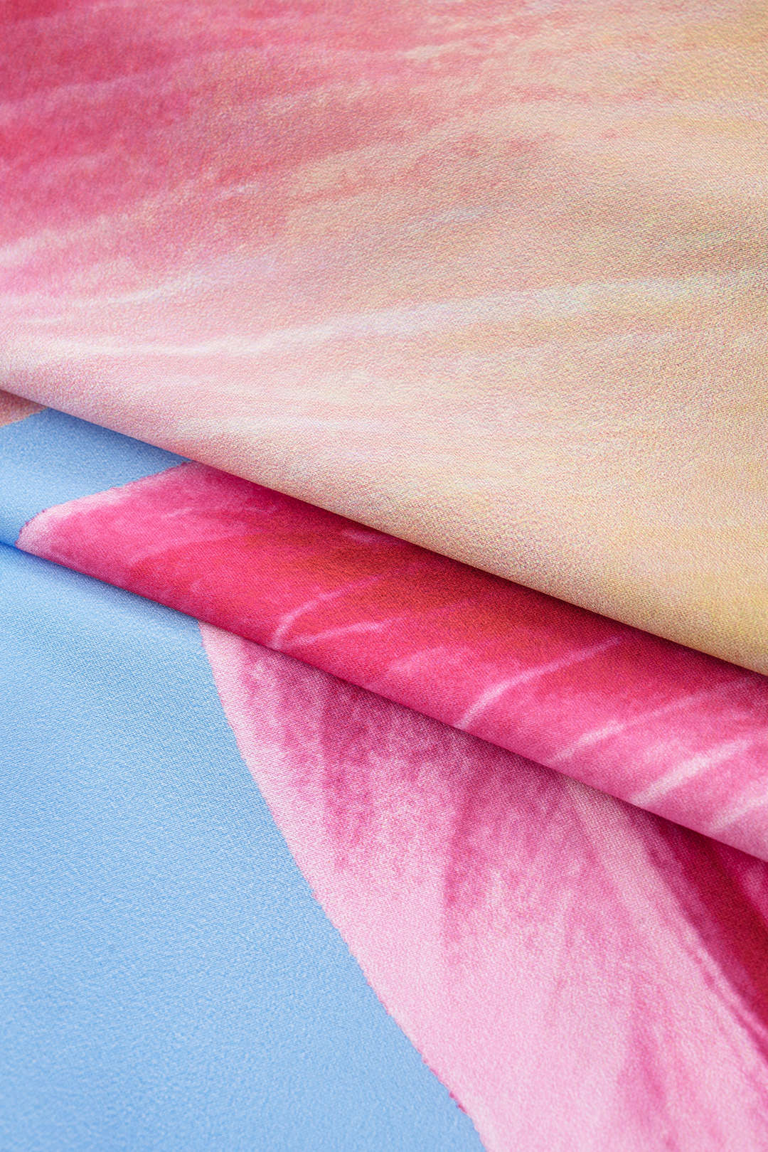 Abstract Print Backless Top and Skirt Set 