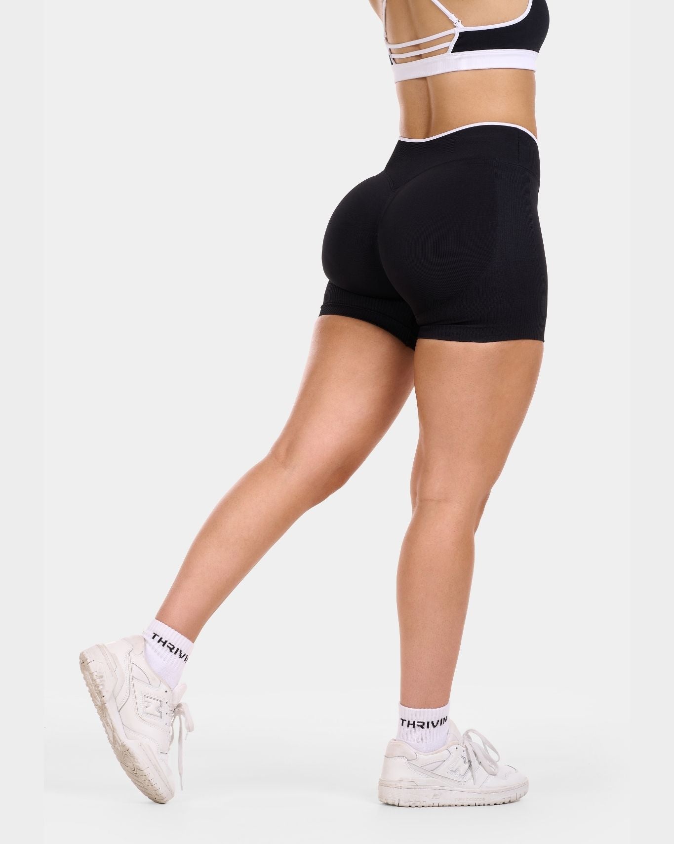 Rewind V-Edge Shorts | Black Noir