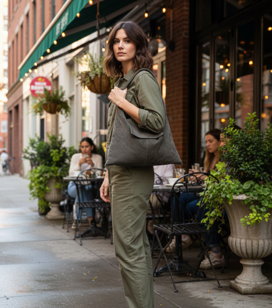 Ease Slouchy Shoulder Bag 