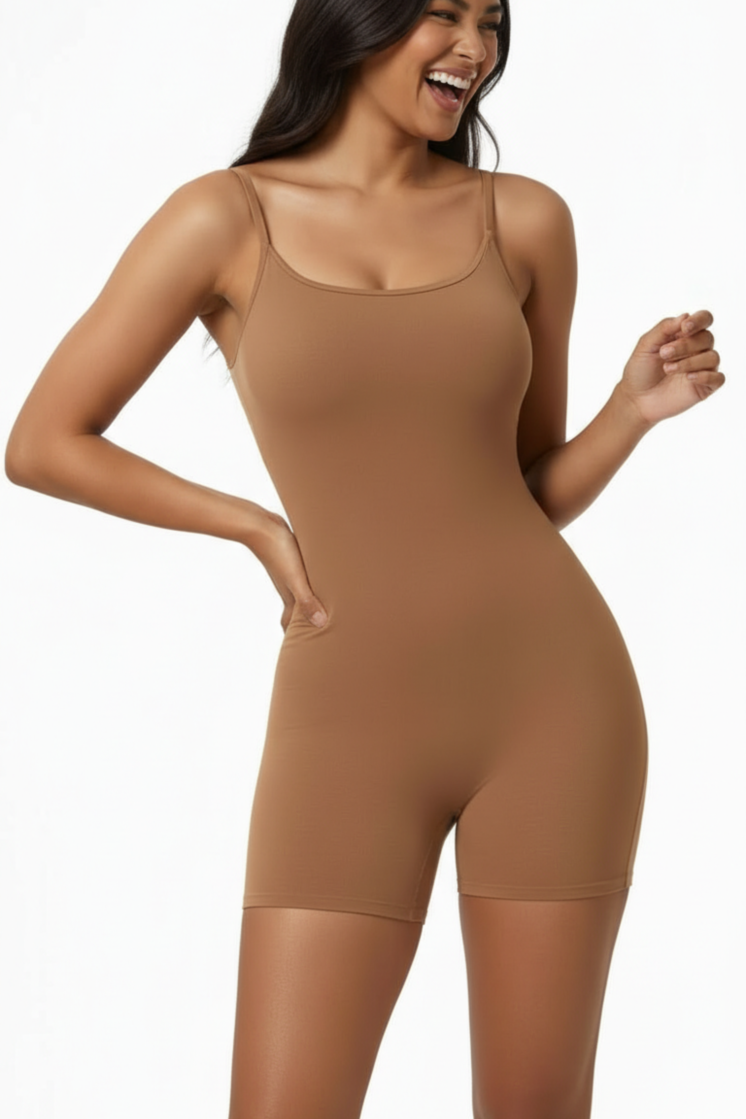 Sculpt Performance Bodysuit – Tan