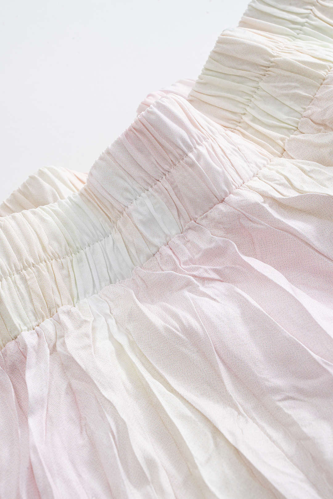 Summary Dye Dye High Waist Ruffle Skirt 