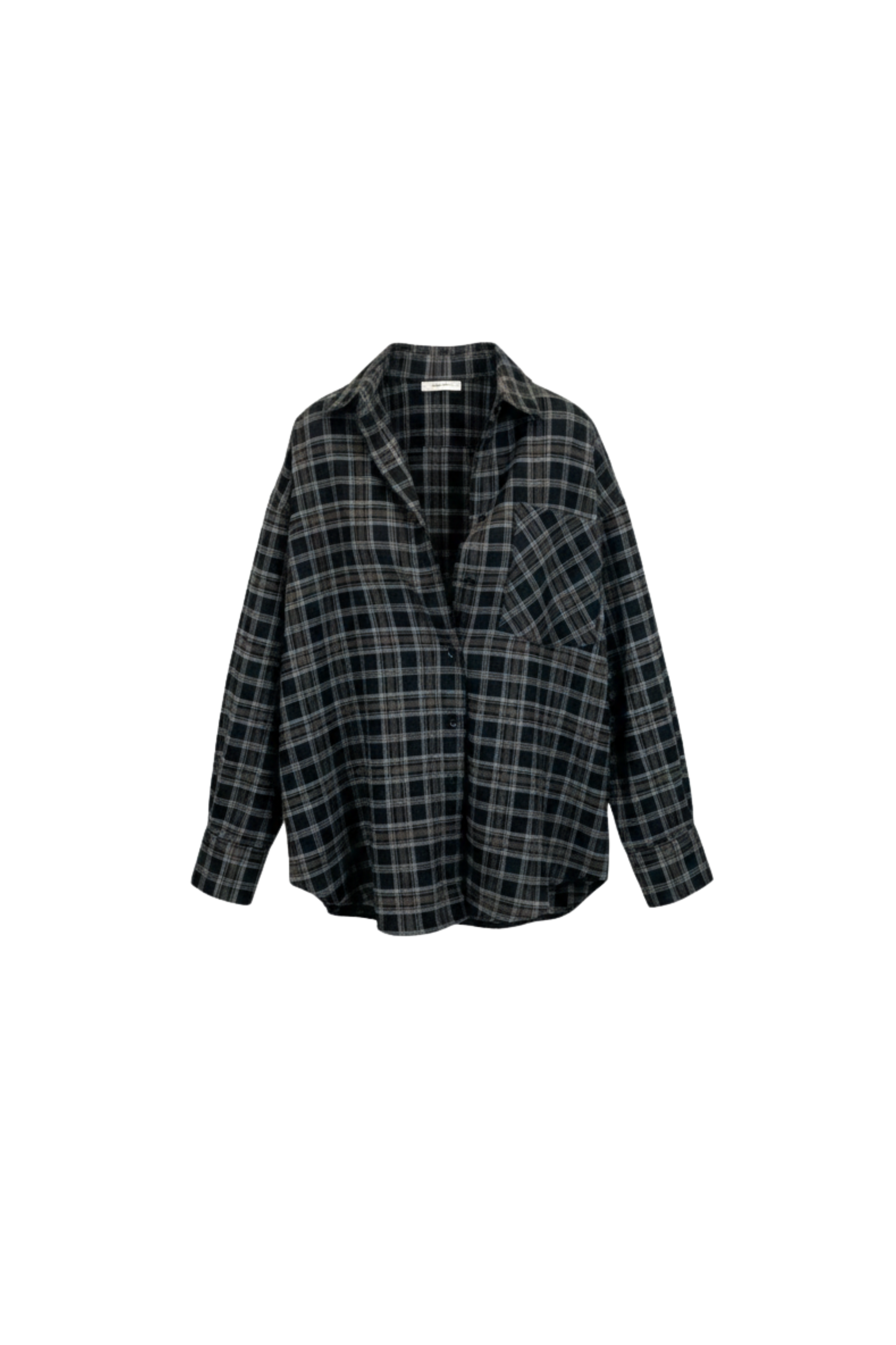 Women’s Oversized Plaid Button-Up Shirt – Versatile and Effortlessly Stylish