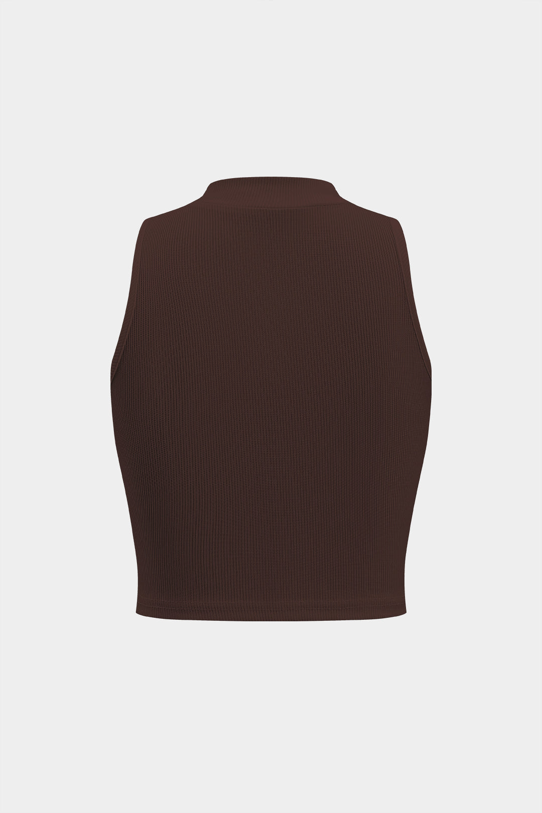 Basic textured sleeveless tank top 