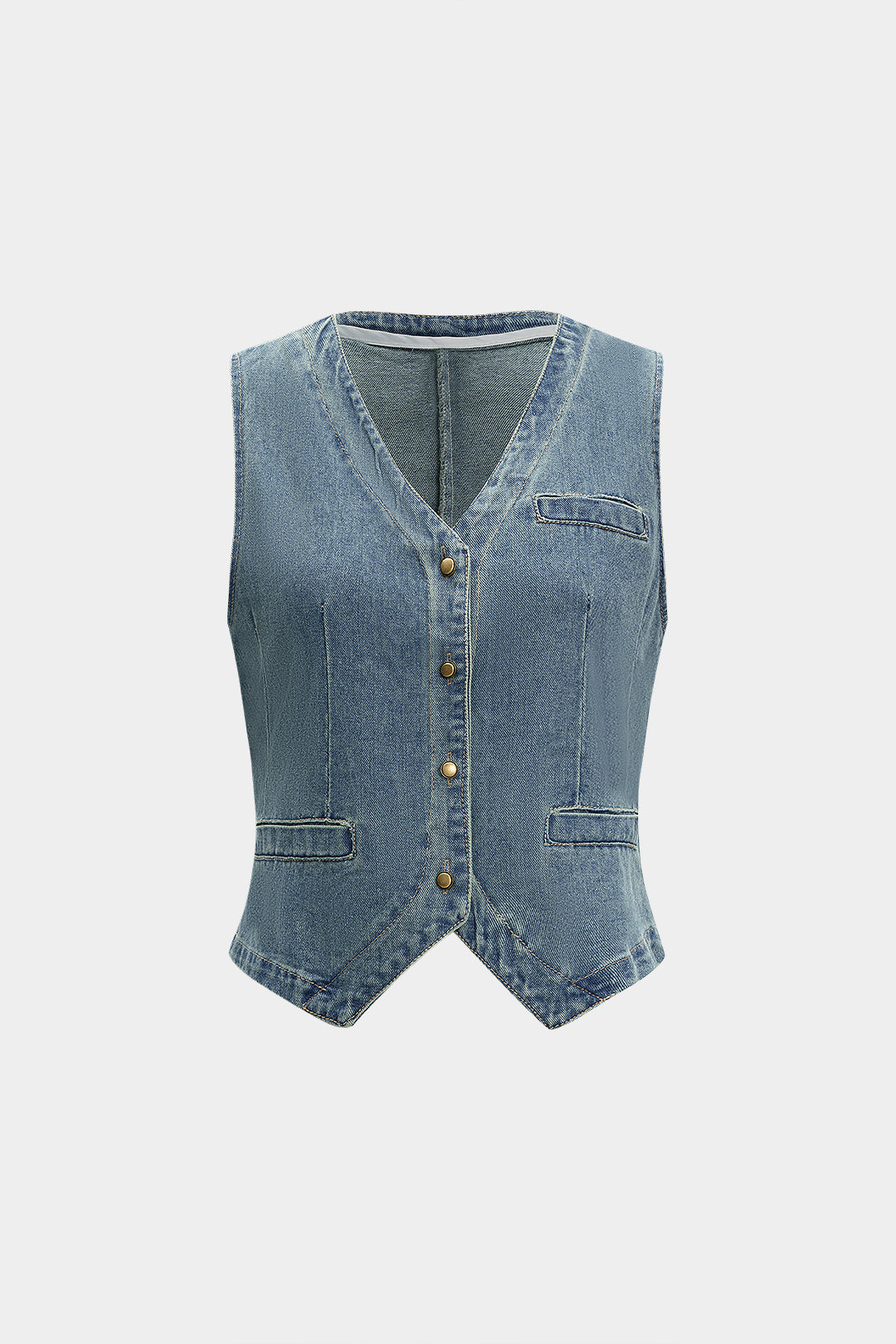 Basic Denim Vest 