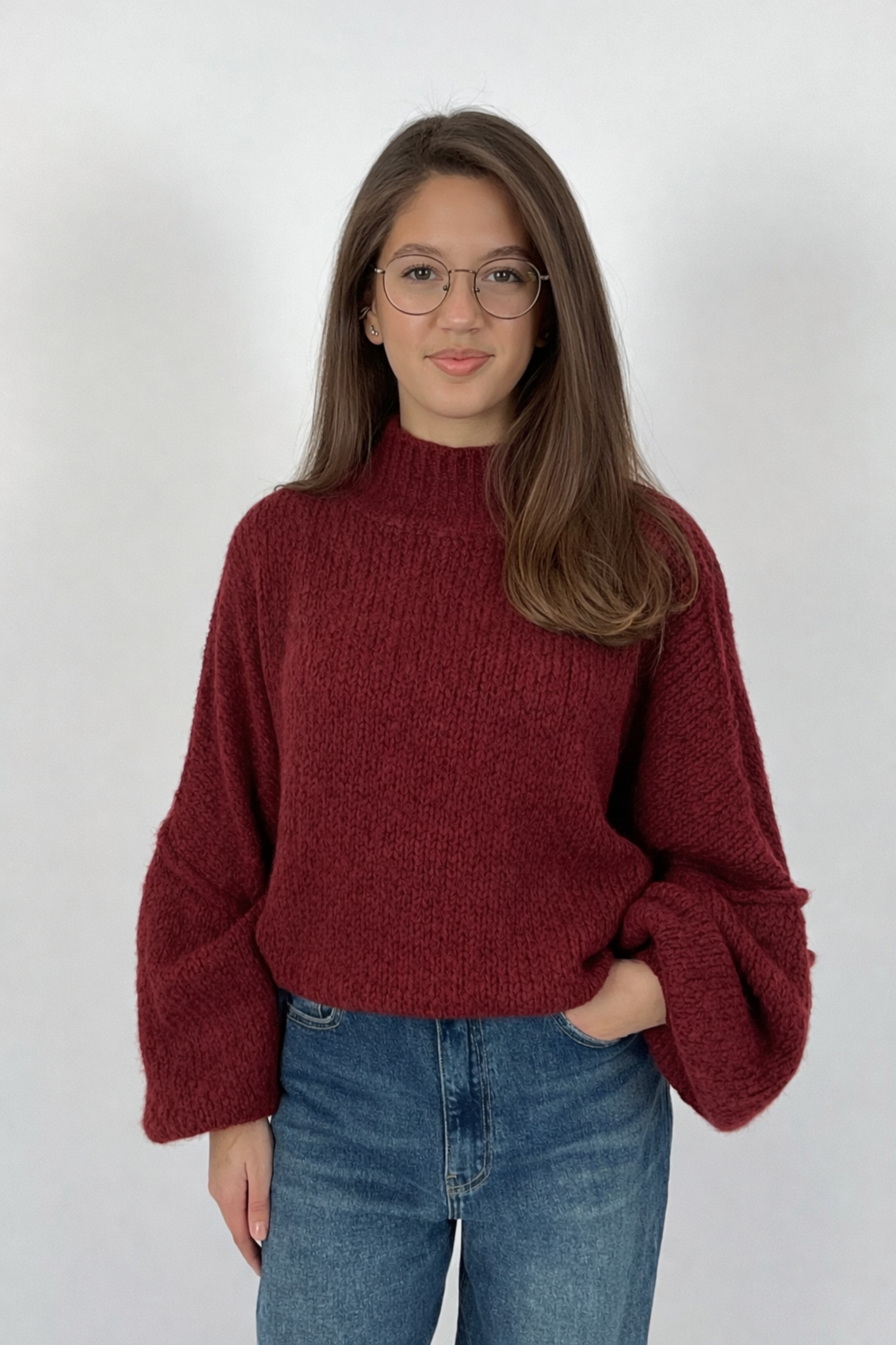 Women’s Oversized Knit Sweater – Cozy & Chunky with a Relaxed Fit