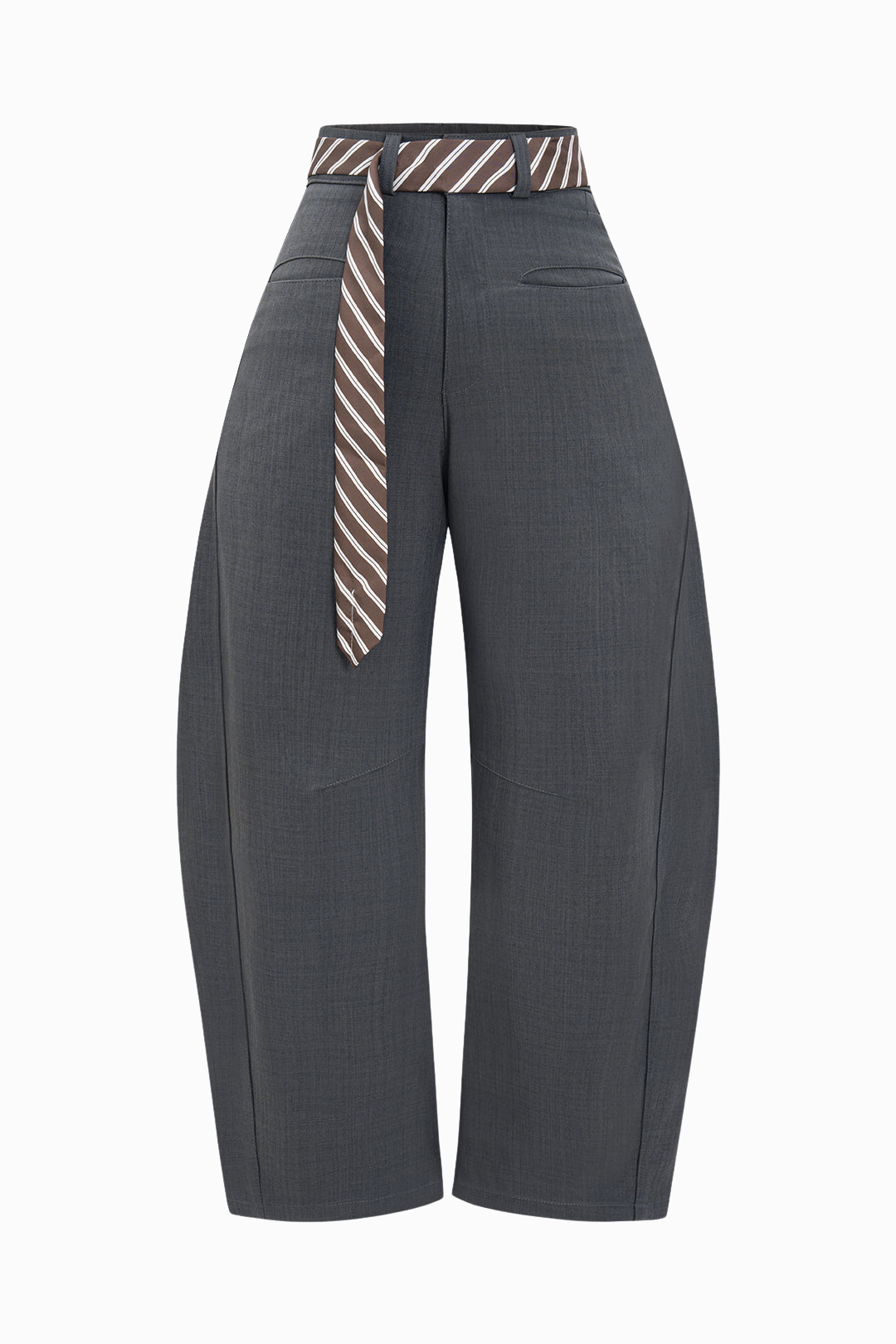 Wedding trousers with belt 