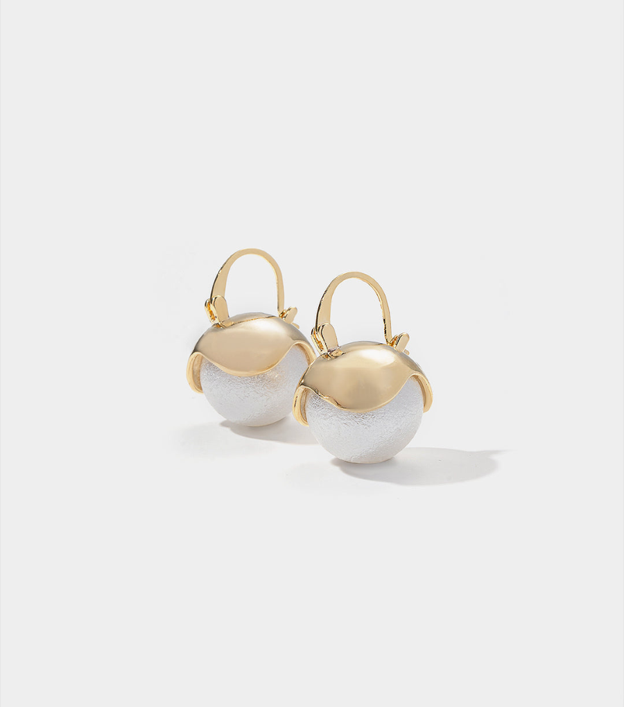 Alloy Pearl Earrings 