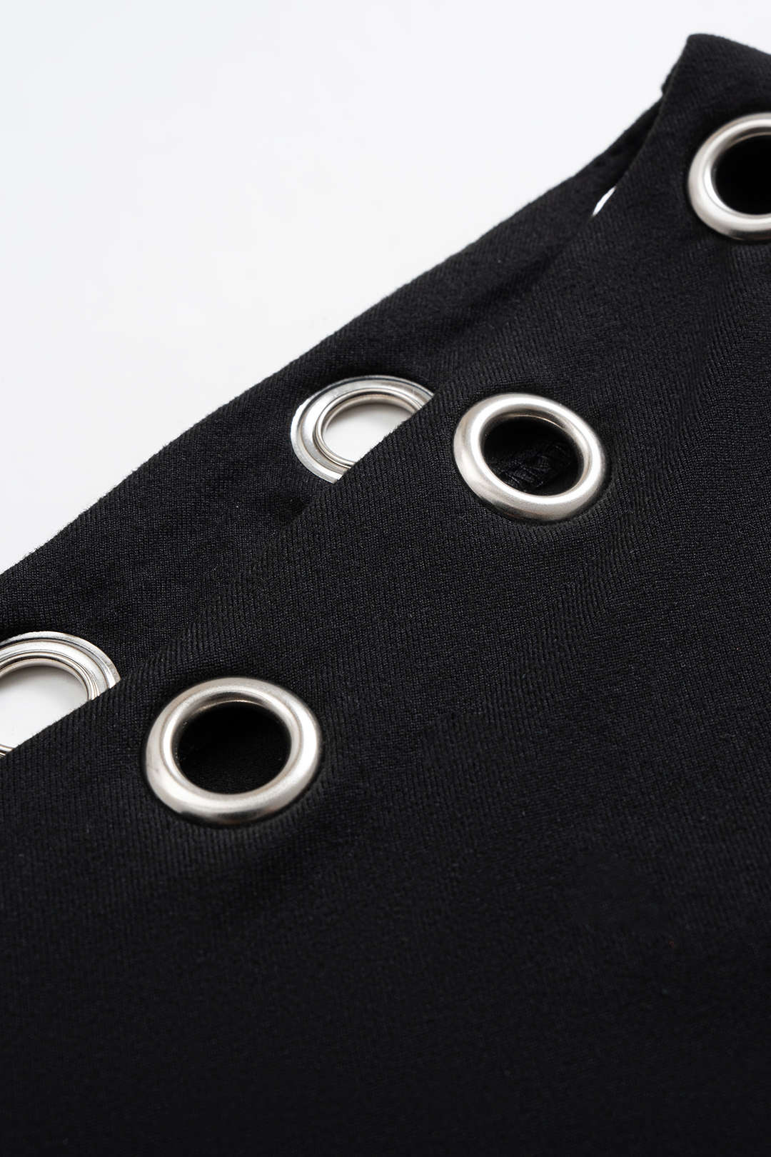 Asymmetrical Neck Cut Out Long Sleeve Mini Dress 