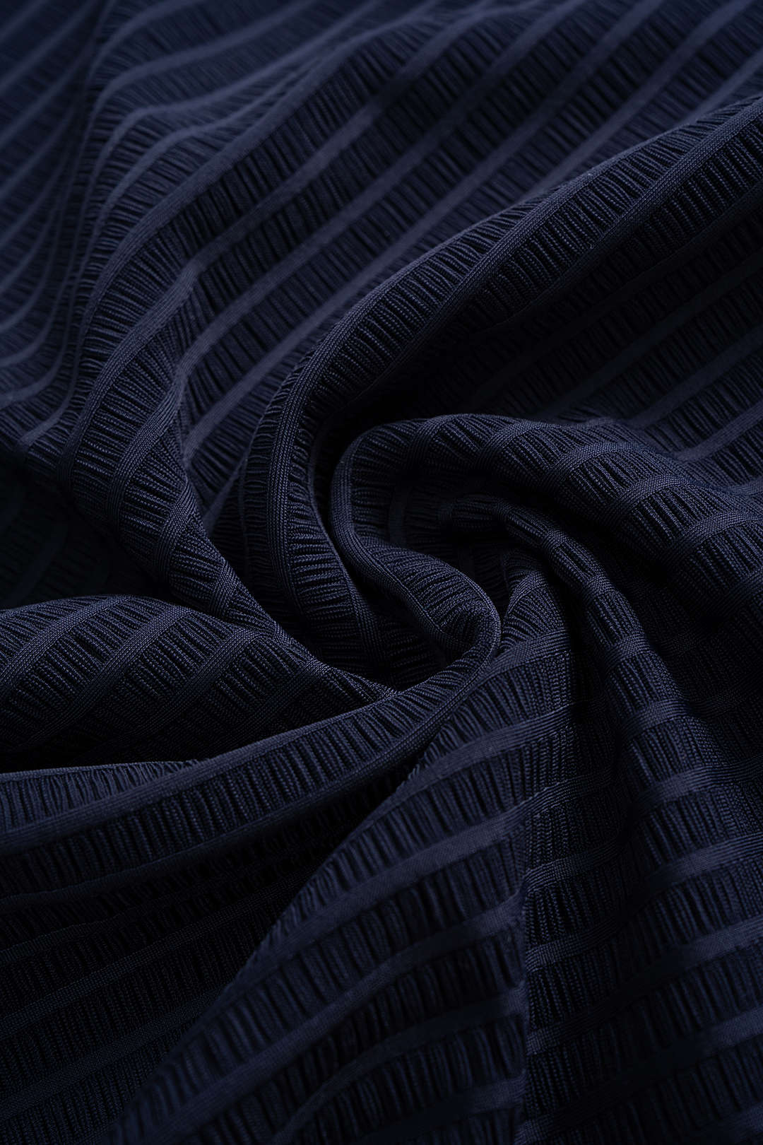 Women’s Textured Long Sleeve Top – Sleek Contoured Comfort