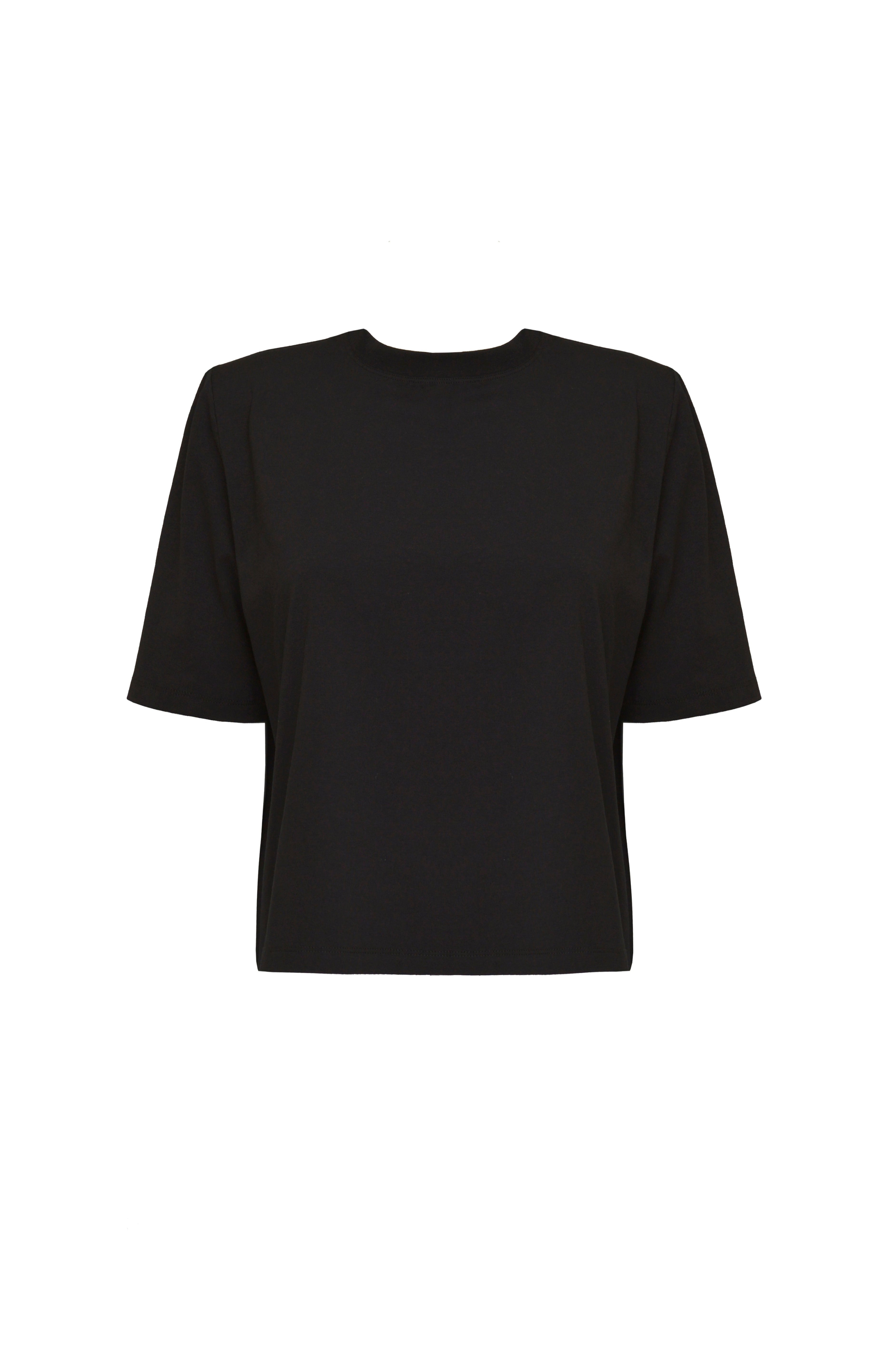 Boxy Fit Shoulder Pad T-Shirt 