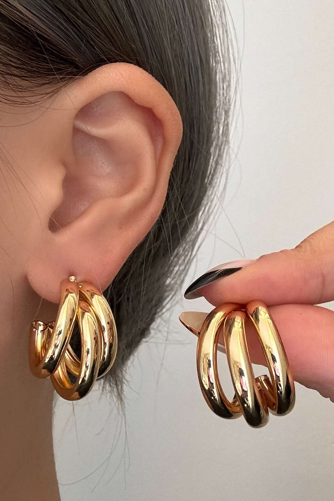 Alloy Geometric Earrings 