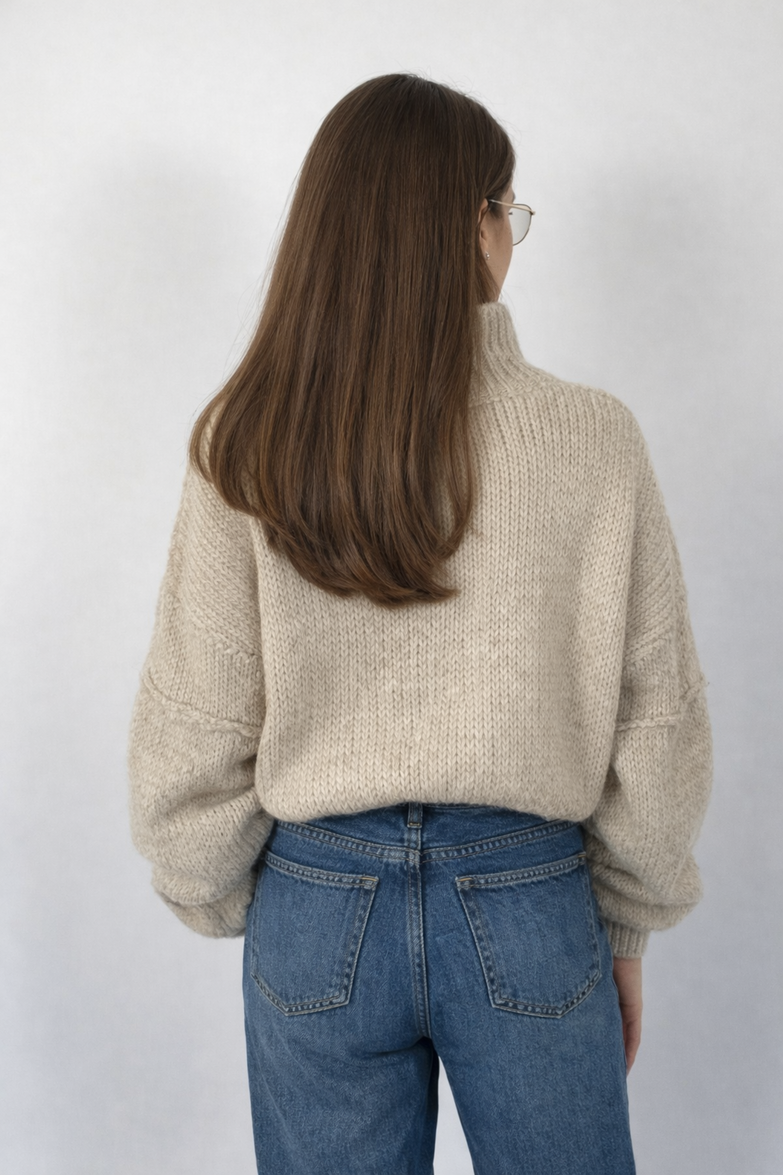 Women’s Oversized Knit Sweater – Cozy & Chunky with a Relaxed Fit