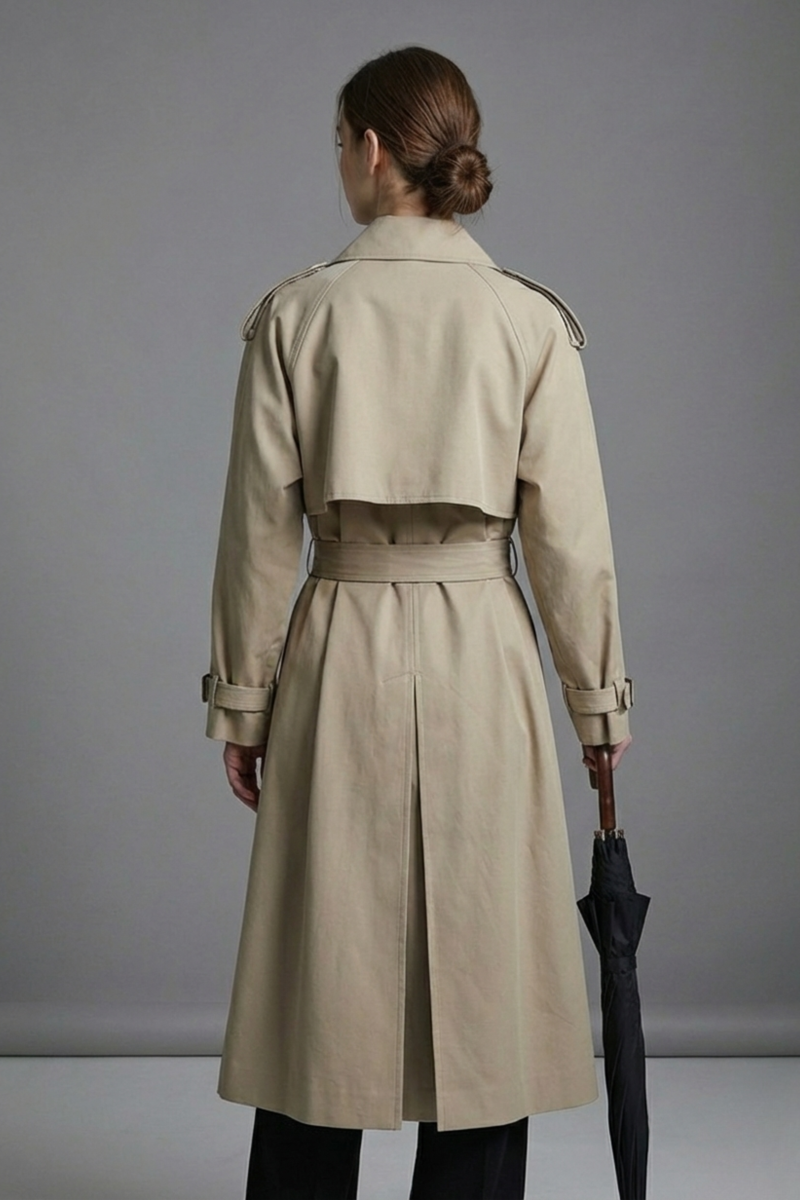 90's Long Trench Coat 