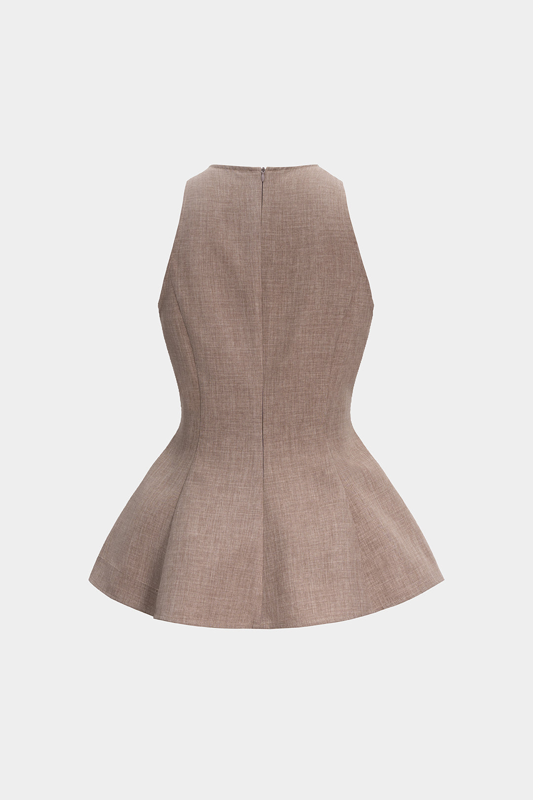 Asymmetrical Ruched Hem Tank Top 