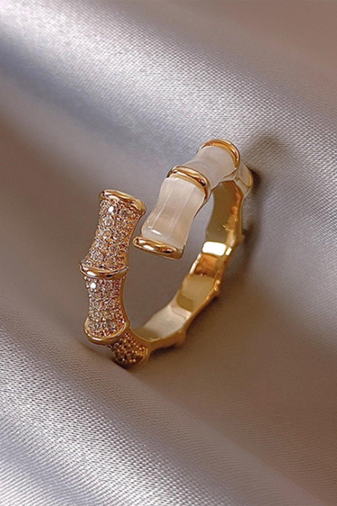 Bamboo joint design ring 