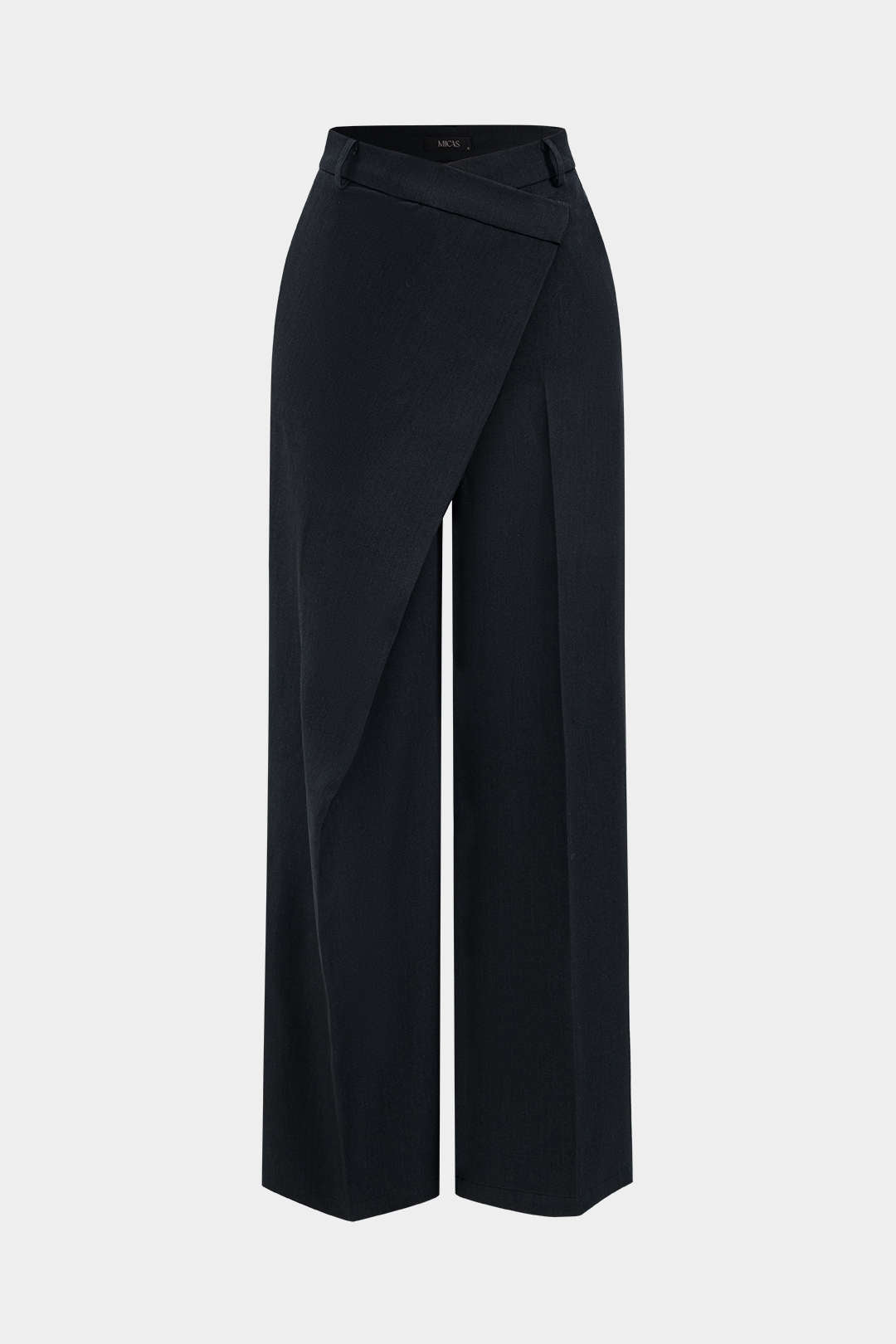 Asymmetrical leg trousers 
