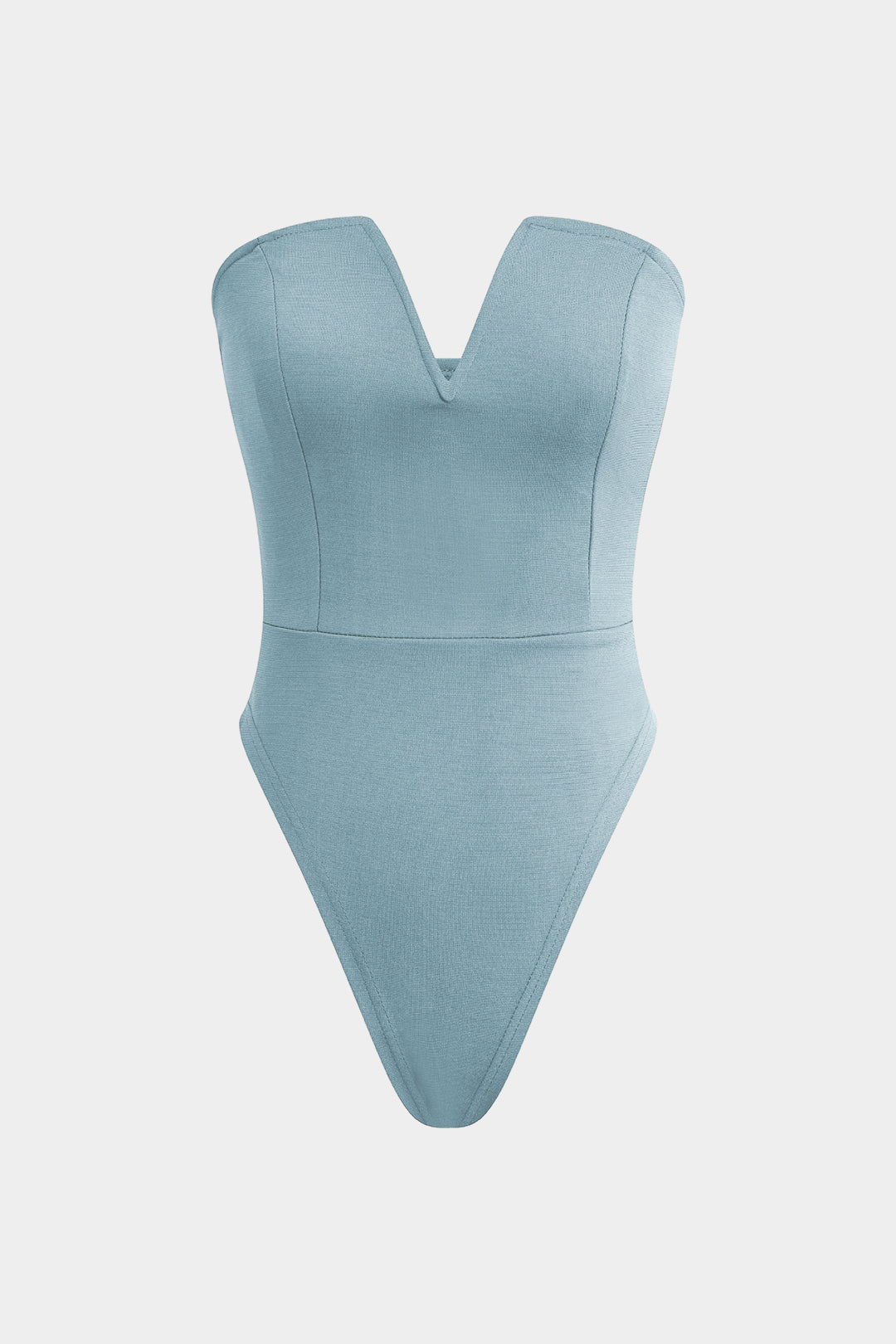 Basic V-neck strapless Bodysuit 